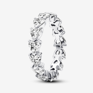 Nhẫn Pandora Timeless Dạng Chuỗi Đá Trái Tim