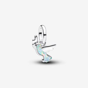 Charm Treo Bạc Pandora Me Mini Chim Bồ Câu Opal Trắng